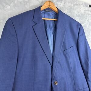 Jack Victor Sport Coat Men 50L Blazer 100% Wool Gibson SPJ Montreal Check Jacket
